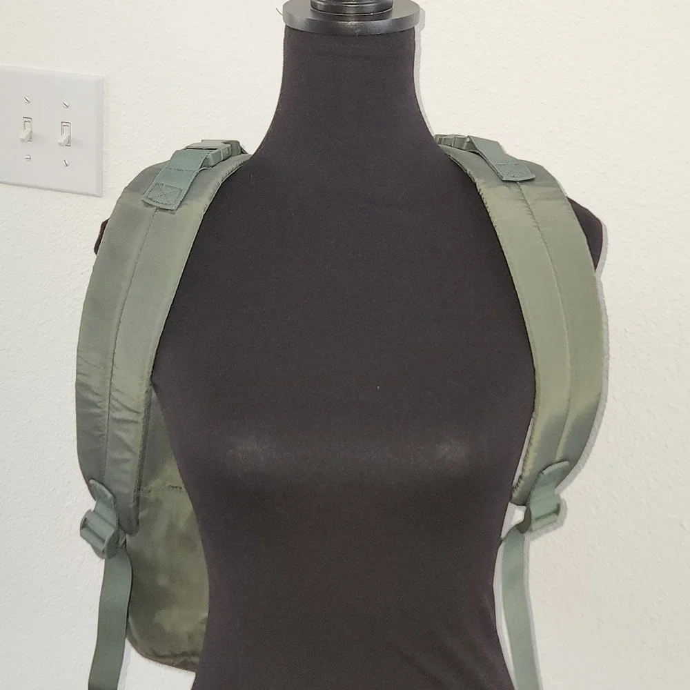 Cloud Island‎ Open-Top Diaper Backpack Soft Green  GUC Spots